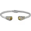Samuel B. Two-tone Bangle Cuff Bracelet In Yellow
