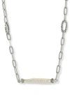 Samuel B. Two-tone Biwa Pearl Pendant Necklace
