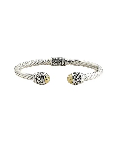 Samuel B. 18k & Silver Bangle In Metallic