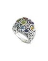 Samuel B. Silver 2.79 Ct. Tw. Gemstone Ring