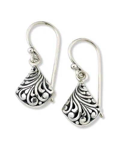 Samuel B. Silver Bali Swirl Drop Earrings In Metallic