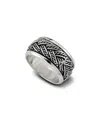 SAMUEL B. SAMUEL B. SILVER BRAIDED RING