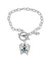 SAMUEL B. SAMUEL B. SILVER GEMSTONE BUTTERFLY BRACELET