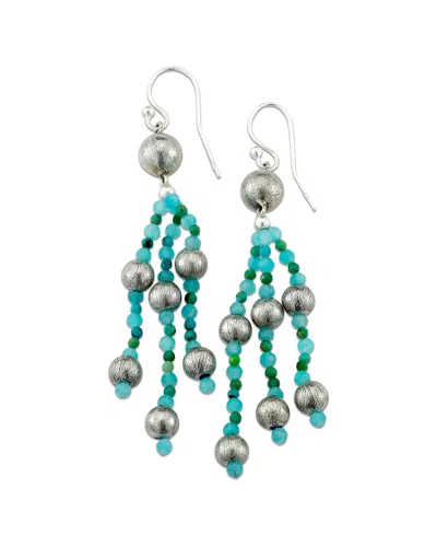 Samuel B. Silver Gemstone Earrings