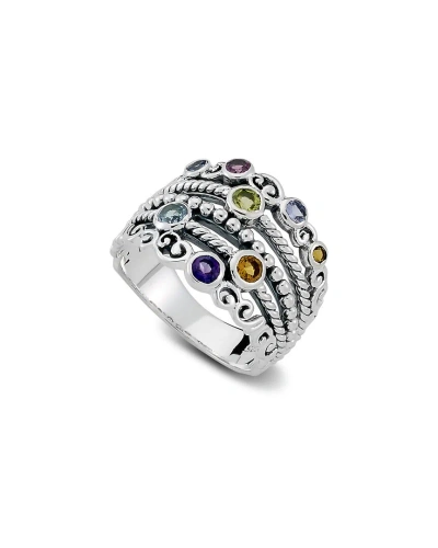 Samuel B. Silver Gemstone Stack Ring