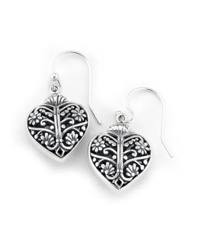 Samuel B. Silver Heart Earrings