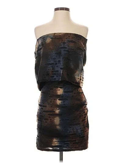 Pre-owned Samuel Dong Cocktail Dress In Black