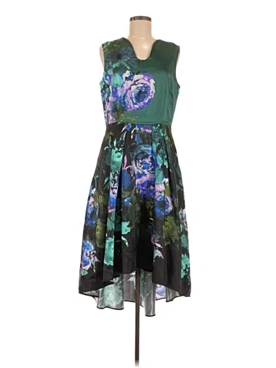 Pre-owned Samuel Dong Cocktail Dress In Green