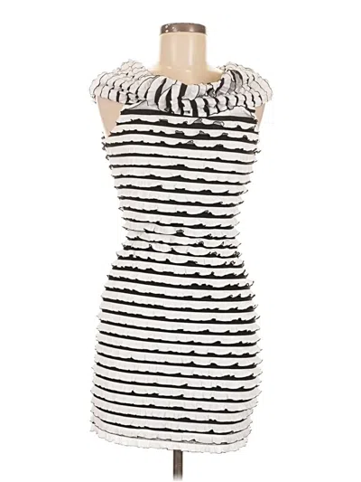 Pre-owned Samuel Dong Cocktail Dress In Silver