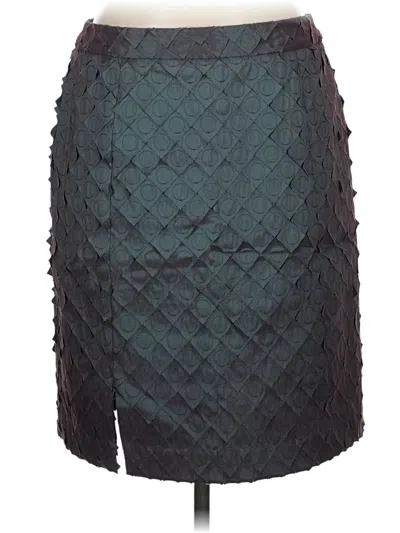Pre-owned Samuel Dong Formal Skirt In Teal