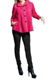 Samuel Dong Knit Heavy Crepe Pants In Black In Pink