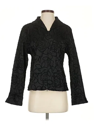 Pre-owned Samuel Dong Long Sleeve Blouse In Black
