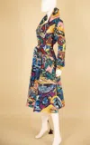Samuel Dong Printed Coat In Multi In Multi