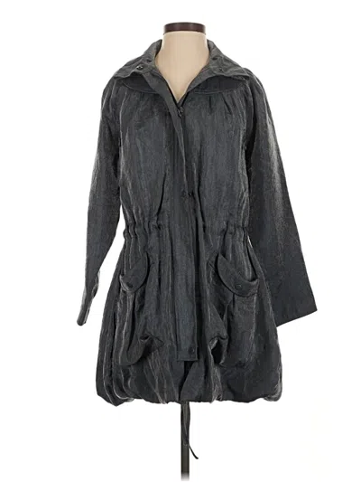 Pre-owned Samuel Dong Raincoat In Gray