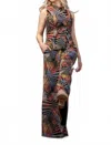 Samuel Dong Sleeveless Top In Gold Multi In Multi