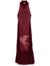Samuel Gui Yang Knitted Dress In Purple