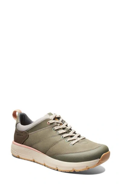 Samuel Hubbard Camino Water Resistant Walking Shoe In Sage Green Nubuck