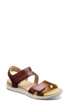 Samuel Hubbard Capri Slingback Platform Wedge Sandal In Brown