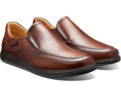 Samuel Hubbard Featherlight Olema Men's 8.5 Brown Leather Casual Loafers Rhs4160