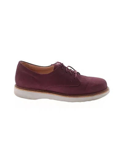 Pre-owned Samuel Hubbard Flats In Burgundy