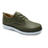 Samuel Hubbard Men's Free Derby Shoes In Loden Green In Multi