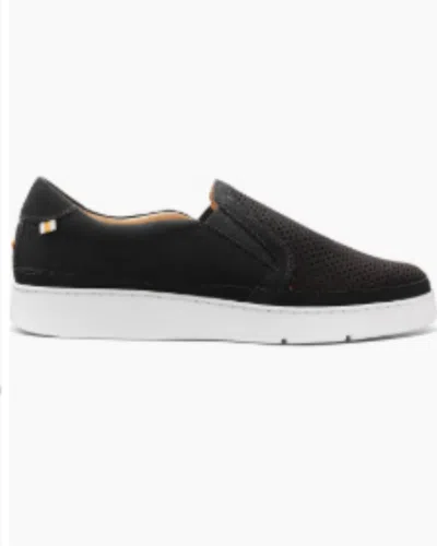 Samuel Hubbard Men's Laguna Slip On In Black Nubuck