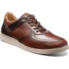Samuel Hubbard Olema Lightweight Oxford In Antique Brown Leather