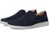 Samuel Hubbard Olema M2115-016 Navy Nubuck Slip On Casual Shoes Zap209 In Blue