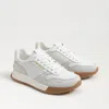Samuel Sam Edelman Men's Logan Sneaker White Suede/nylon In White
