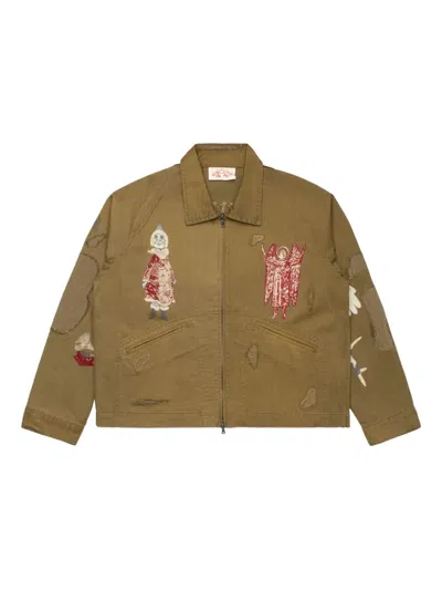 Samuel Zelig Antique Embroidered Patchwork Jacket