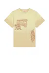 Samuel Zelig Circus Tee In Khaki