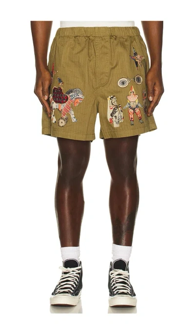 Samuel Zelig Collage Short In Green