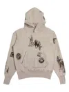Samuel Zelig Embroidered Western Hoodie In Neutral