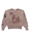 Samuel Zelig Film Crewneck In Neutral