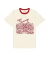 Samuel Zelig Restaurant Tee In White