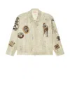 Samuel Zelig Western Zip Jacket In White