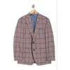 Samuelsohn Check Wool & Silk Sport Coat In Brown