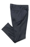 Samuelsohn Solid Wool Drawstring Pants In Gray