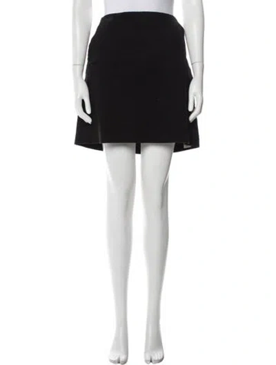 Pre-owned Samuji Mini Skirt In Black