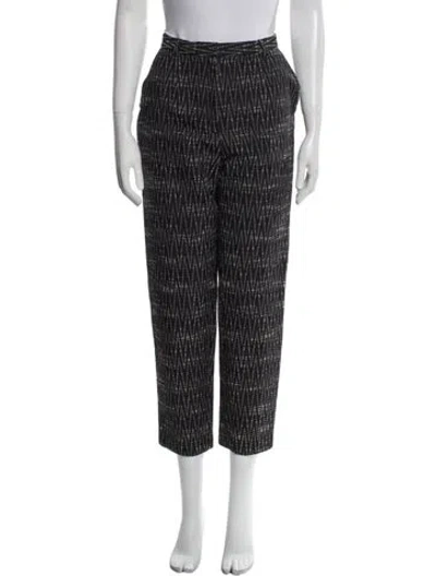 Pre-owned Samuji Printed Straight Leg Pants In Blue