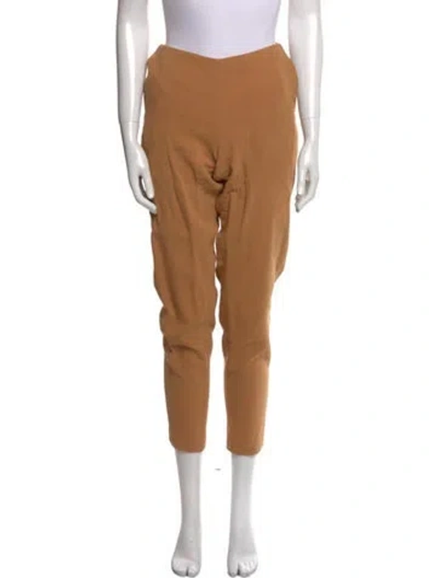 Pre-owned Samuji Skinny Leg Pants In Brown