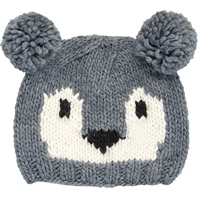 San Diego Hat Animal Knit Beanie In Gray
