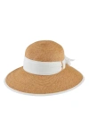 San Diego Hat Brunch Date Ribbon Hat In Natural White