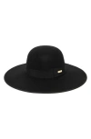 San Diego Hat Candace Floppy Hat In Black