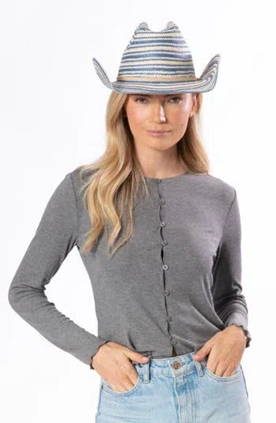 San Diego Hat Cattleman's Crease Cowboy Hat In Gray