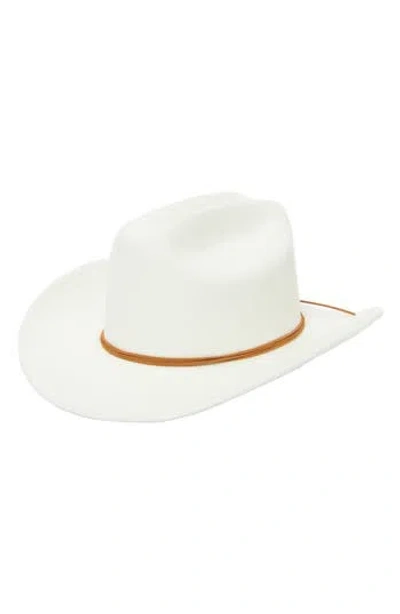 San Diego Hat Cattleman's Crease Cowboy Hat In Ivory