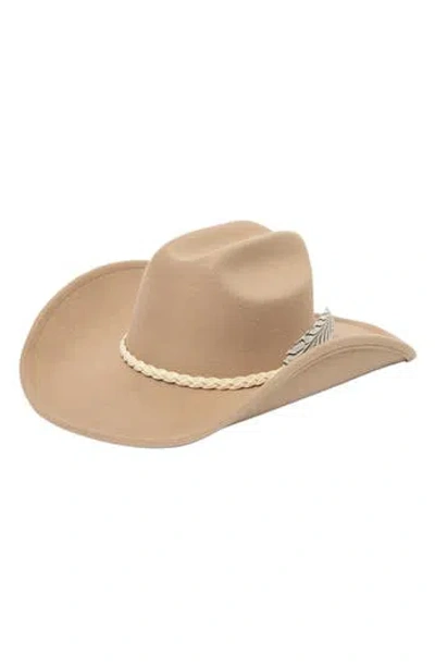 San Diego Hat Cattleman's Crease Cowboy Hat In Oatmeal