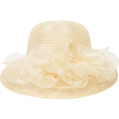 San Diego Hat Chiffon Ruffle Hat In Pink