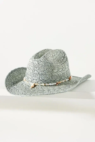San Diego Hat Co. Beaded Cowboy Hat In Green