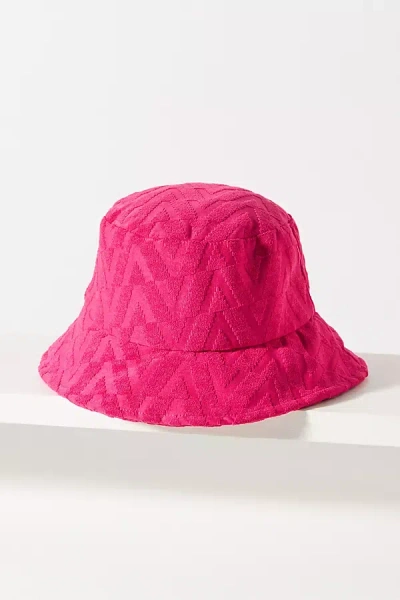 San Diego Hat Co. Chevron Terry Bucket Hat In Purple